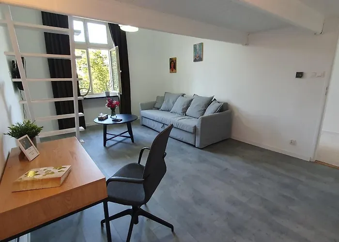 Frida-podwale-balcony-free-parking-wifi דירה ורוצלב